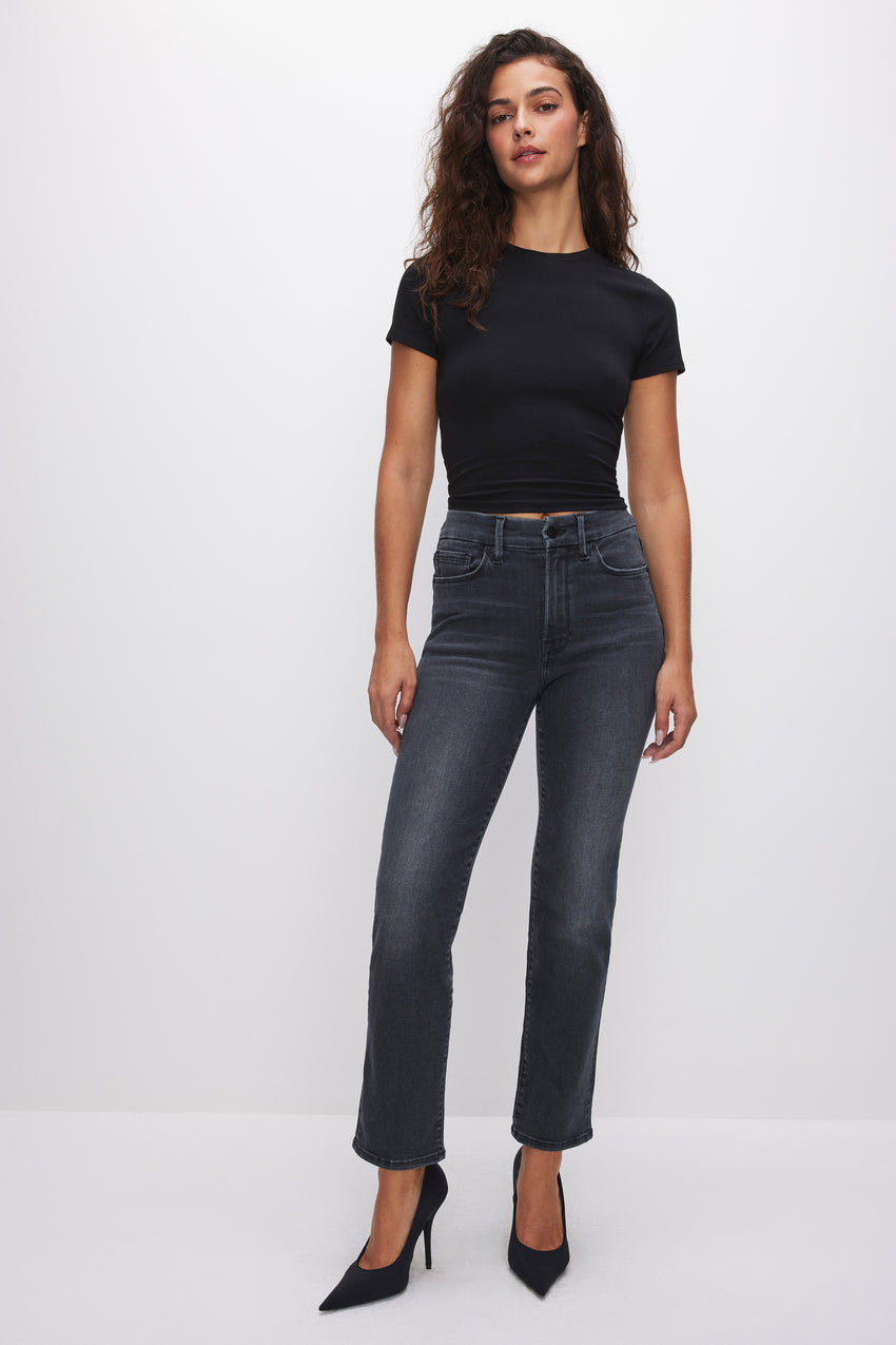 ALWAYS FITS GOOD LEGS STRAIGHT JEANS | BLACK253 View 5 - model: Size 0 |