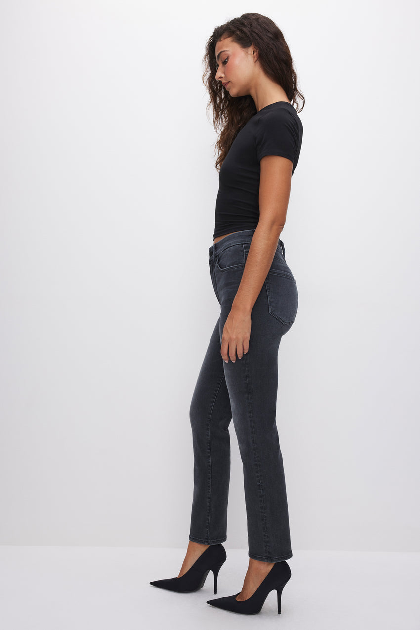 ALWAYS FITS GOOD LEGS STRAIGHT JEANS | BLACK253 View 7 - model: Size 0 |