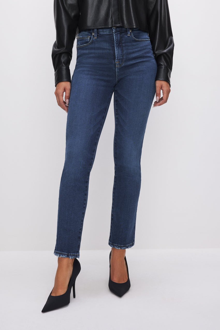 SOFT-TECH GOOD LEGS STRAIGHT JEANS | INDIGO511 View 2 - model: Size 0 |