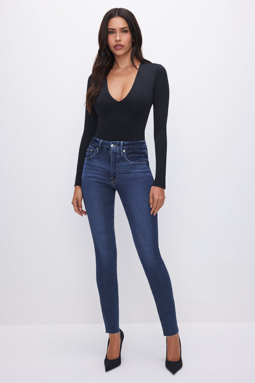 GOOD LEGS SKINNY JEANS | BLUE866 View 2 - model: Size 0 |