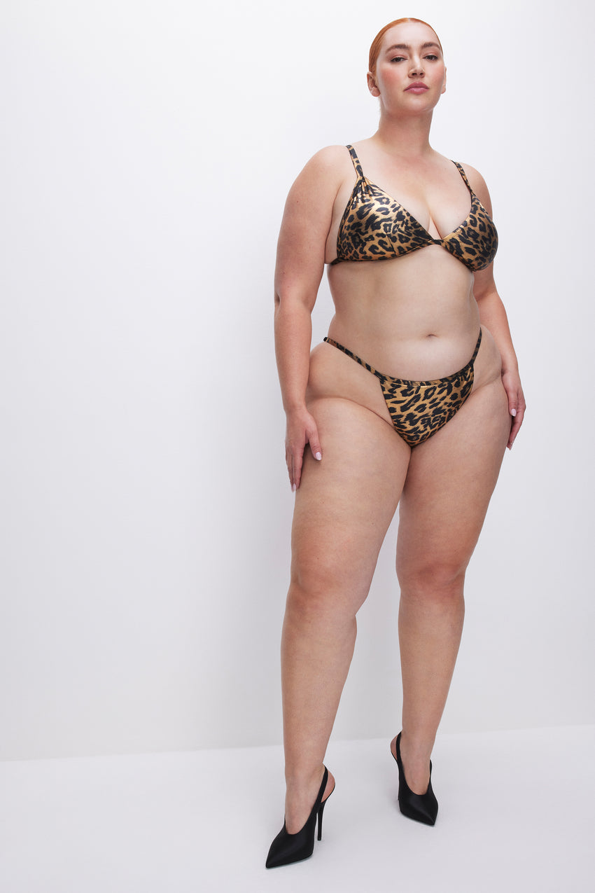 PERFECT FIT BIKINI BOTTOM | GOLD LEOPARD001 View 6 - model: Size 16 |