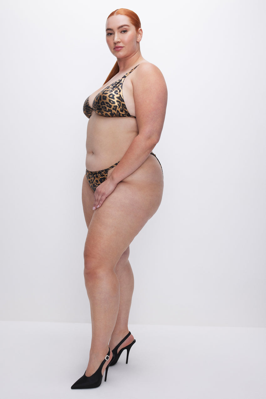 PERFECT FIT BIKINI BOTTOM | GOLD LEOPARD001 View 8 - model: Size 16 |