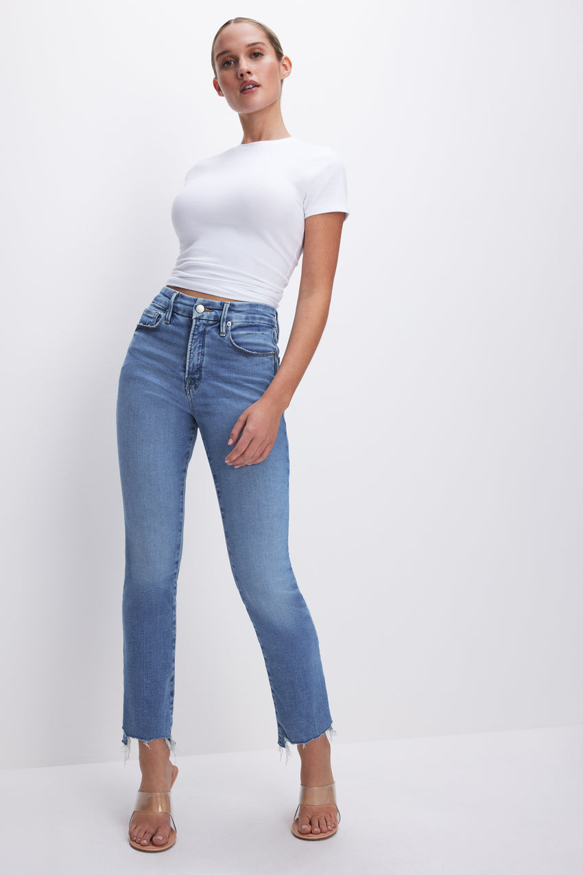 SOFT-TECH GOOD LEGS STRAIGHT JEANS | INDIGO514 View 6 - model: Size 0 |