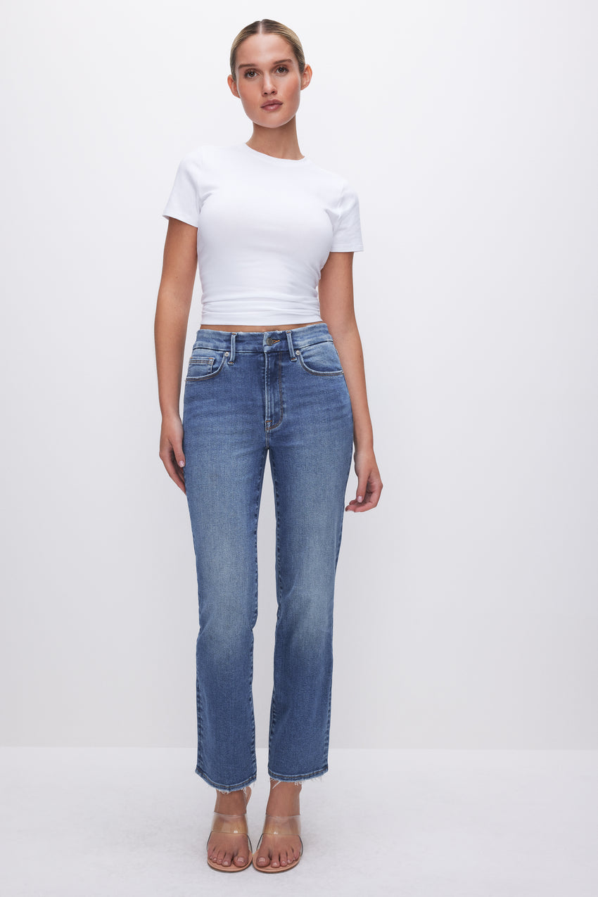 ALWAYS FITS GOOD LEGS STRAIGHT JEANS | INDIGO316 View 0 - model: Size 0 |