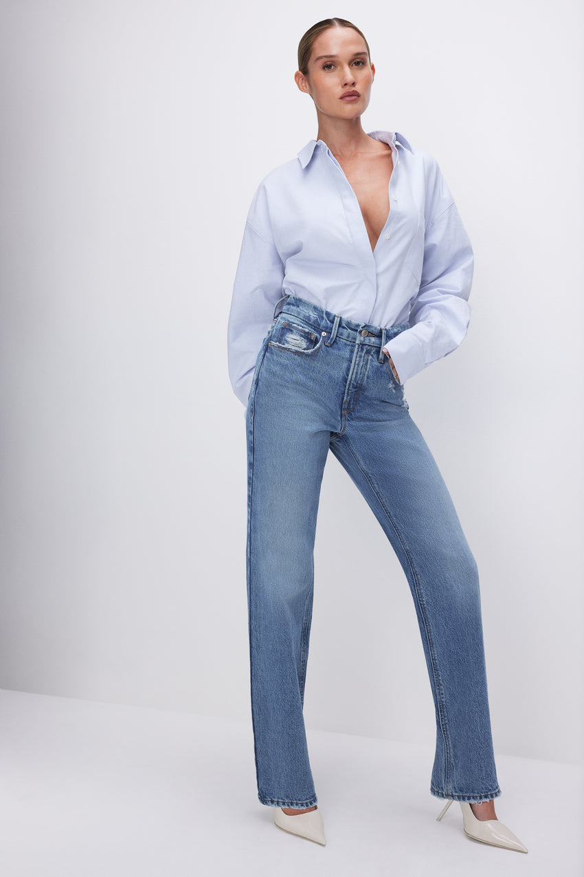 GOOD '90s RELAXED JEANS | INDIGO633 View 9 - model: Size 0 |