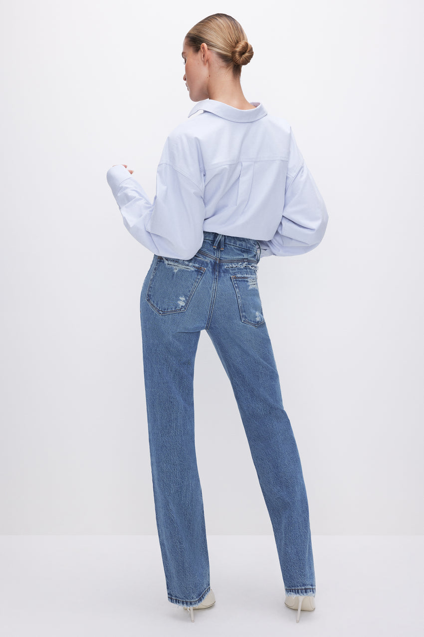 GOOD '90s RELAXED JEANS | INDIGO633 View 11 - model: Size 0 |