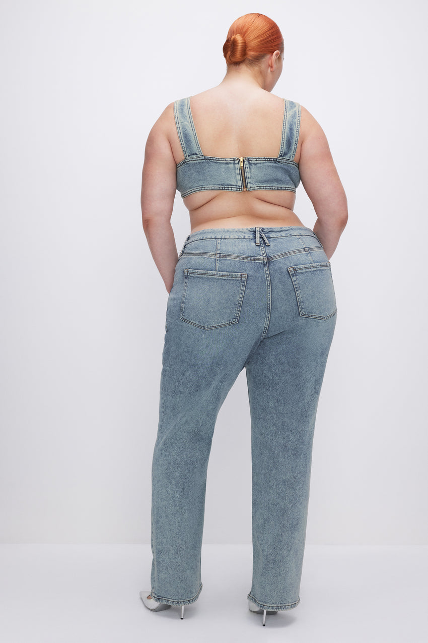 GOOD 90's RELAXED JEANS | BLUE690 View 8 - model: Size 16 |