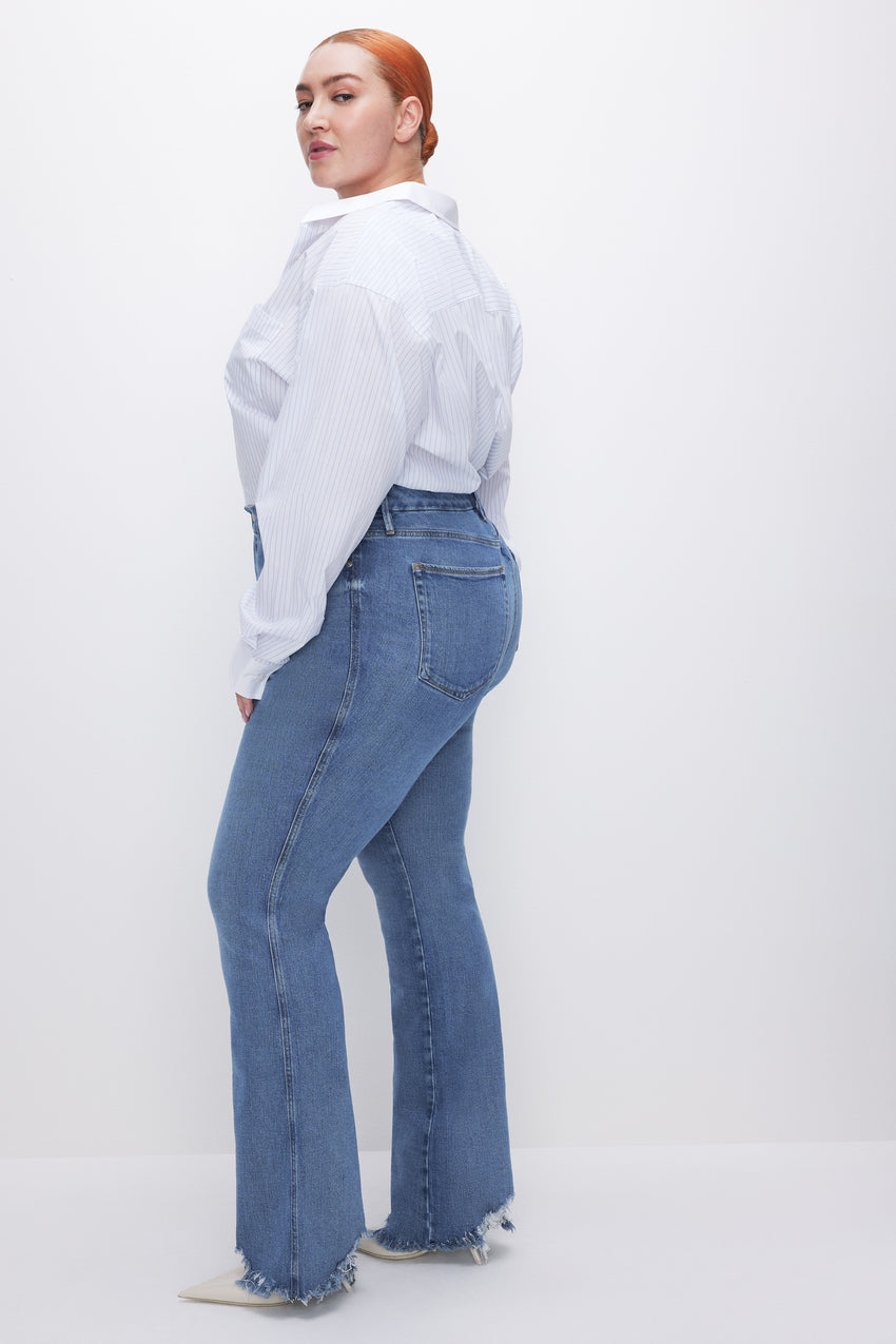 GOOD CURVE BOOTCUT JEANS | INDIGO631 View 8 - model: Size 16 |