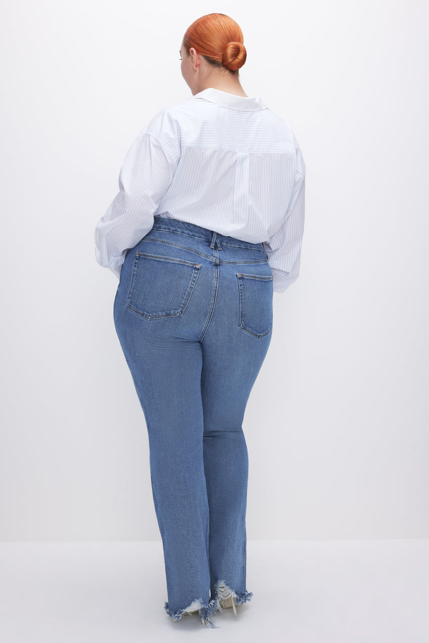 GOOD CURVE BOOTCUT JEANS | INDIGO631 View 9 - model: Size 16 |