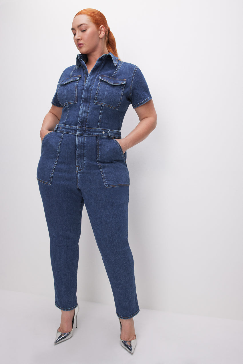 FIT FOR SUCCESS JUMPSUIT | INDIGO594 View 5 - model: Size 16 |