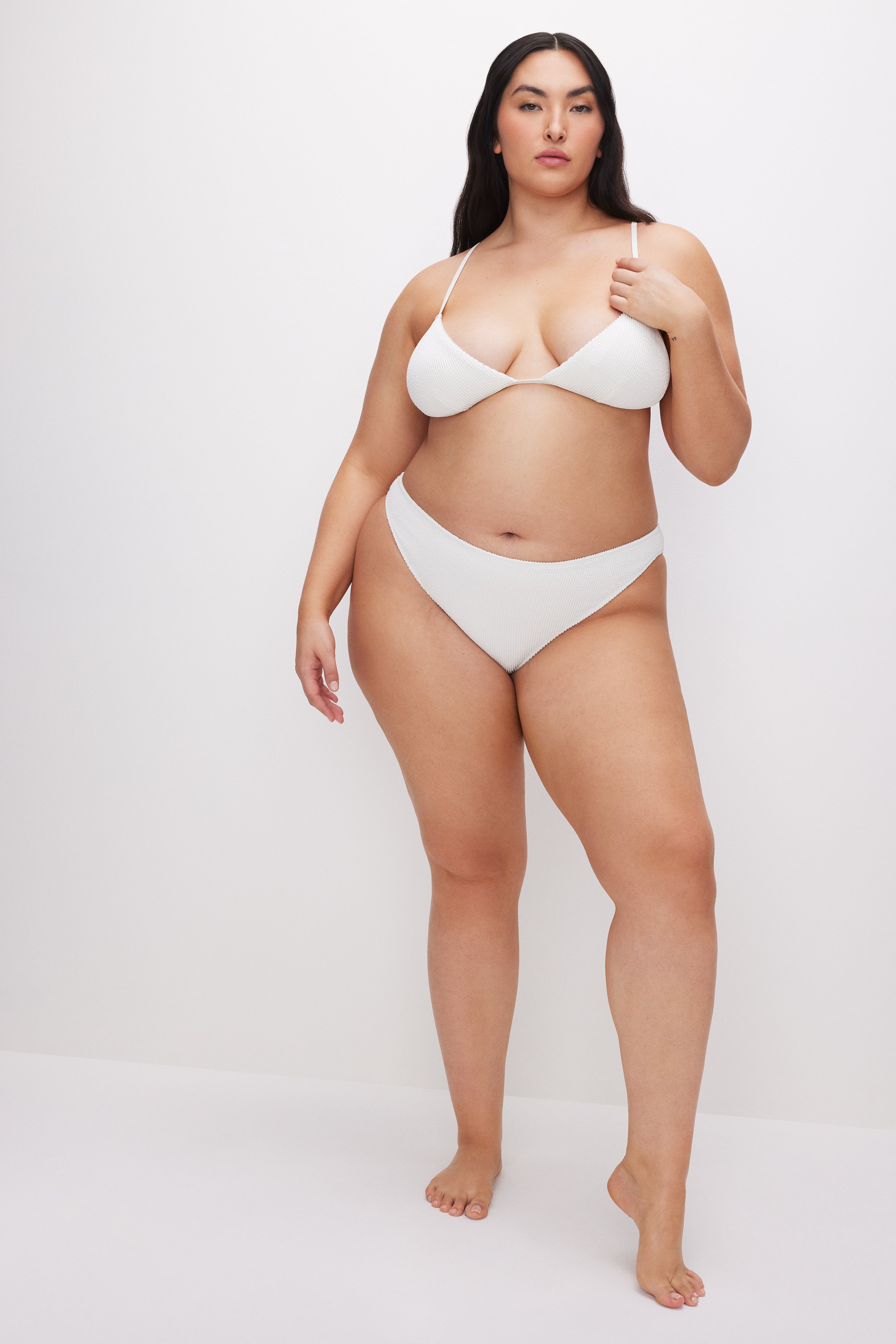 Buy Good American 10 Ways To Wear Bikini Top - White At 59% Off