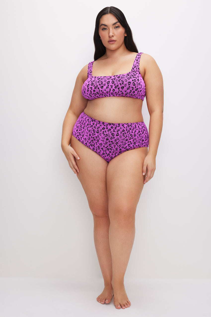 ALWAYS FITS BIKINI BRIEF | LOLLIPOP LEOPARD View 6 - model: Size 16 |