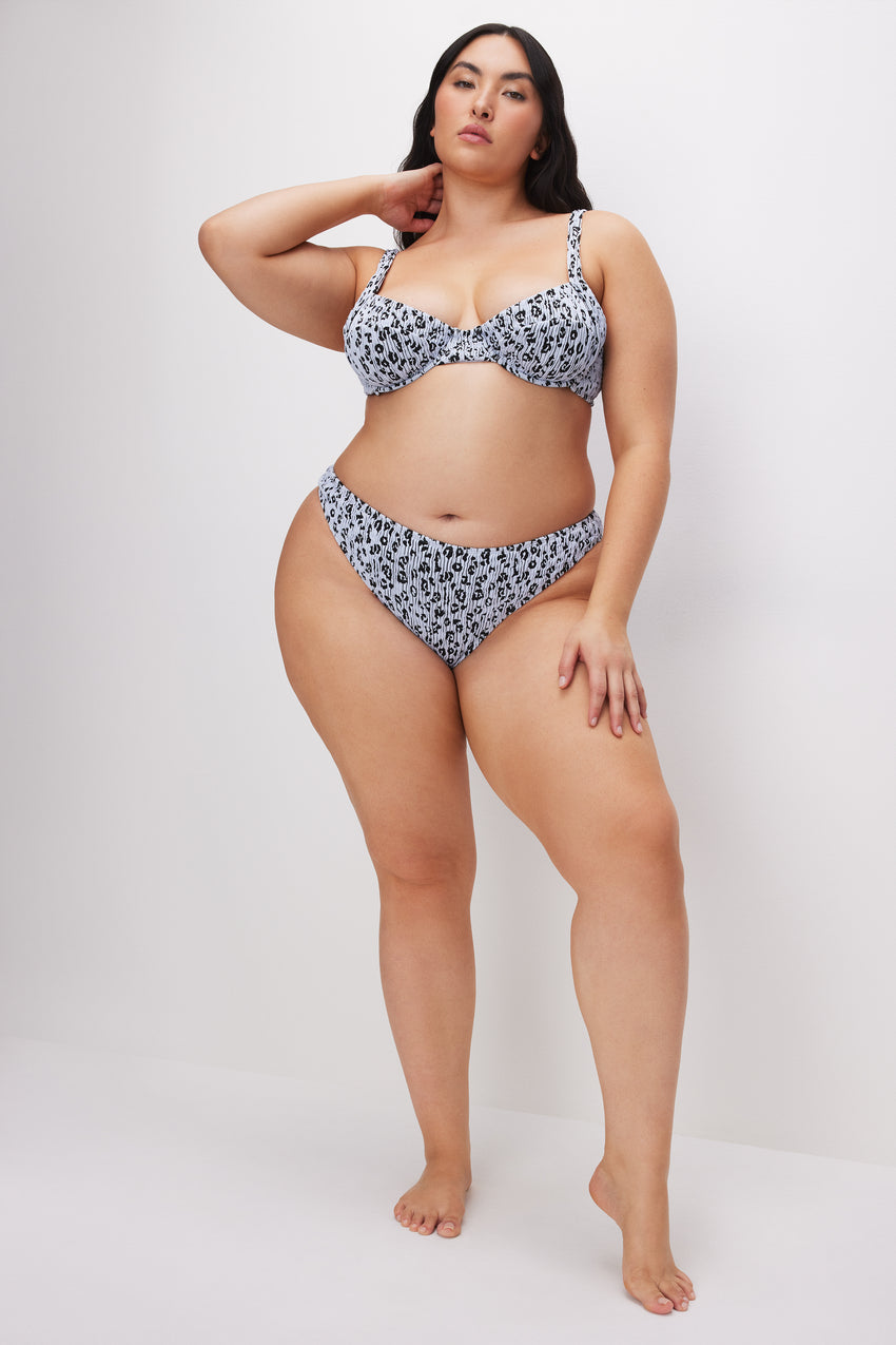 ALWAYS FITS CHEEKY BIKINI BOTTOM | GLASS LEOPARD001 View 5 - model: Size 16 |