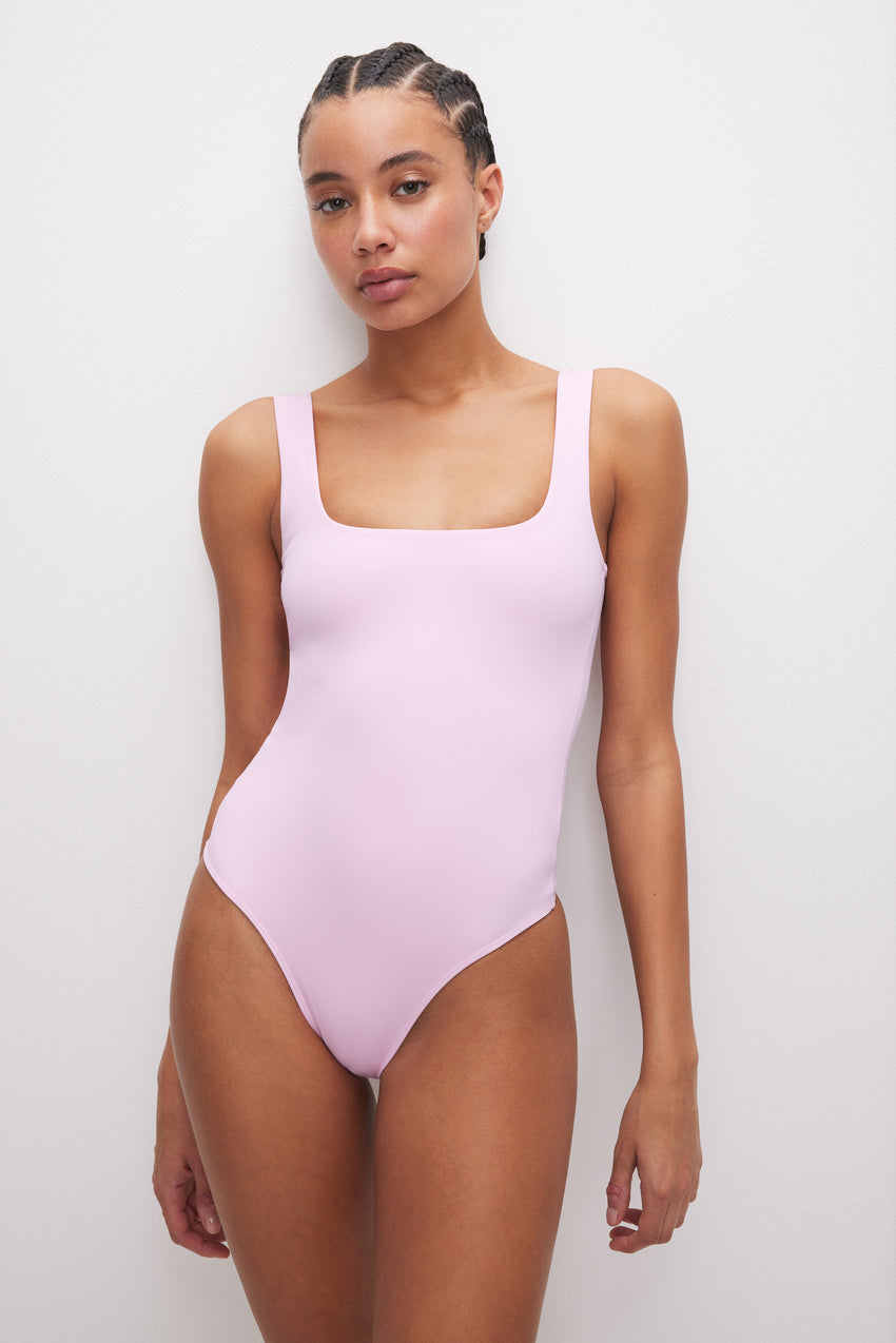 Looking Sweet Hot Pink Ribbed Sleeveless Bodysuit