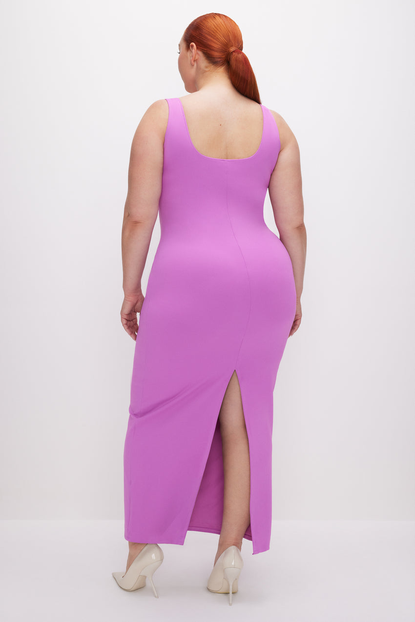 SCUBA MODERN TANK MAXI DRESS | LOLLIPOP008 View 6 - model: Size 16 |