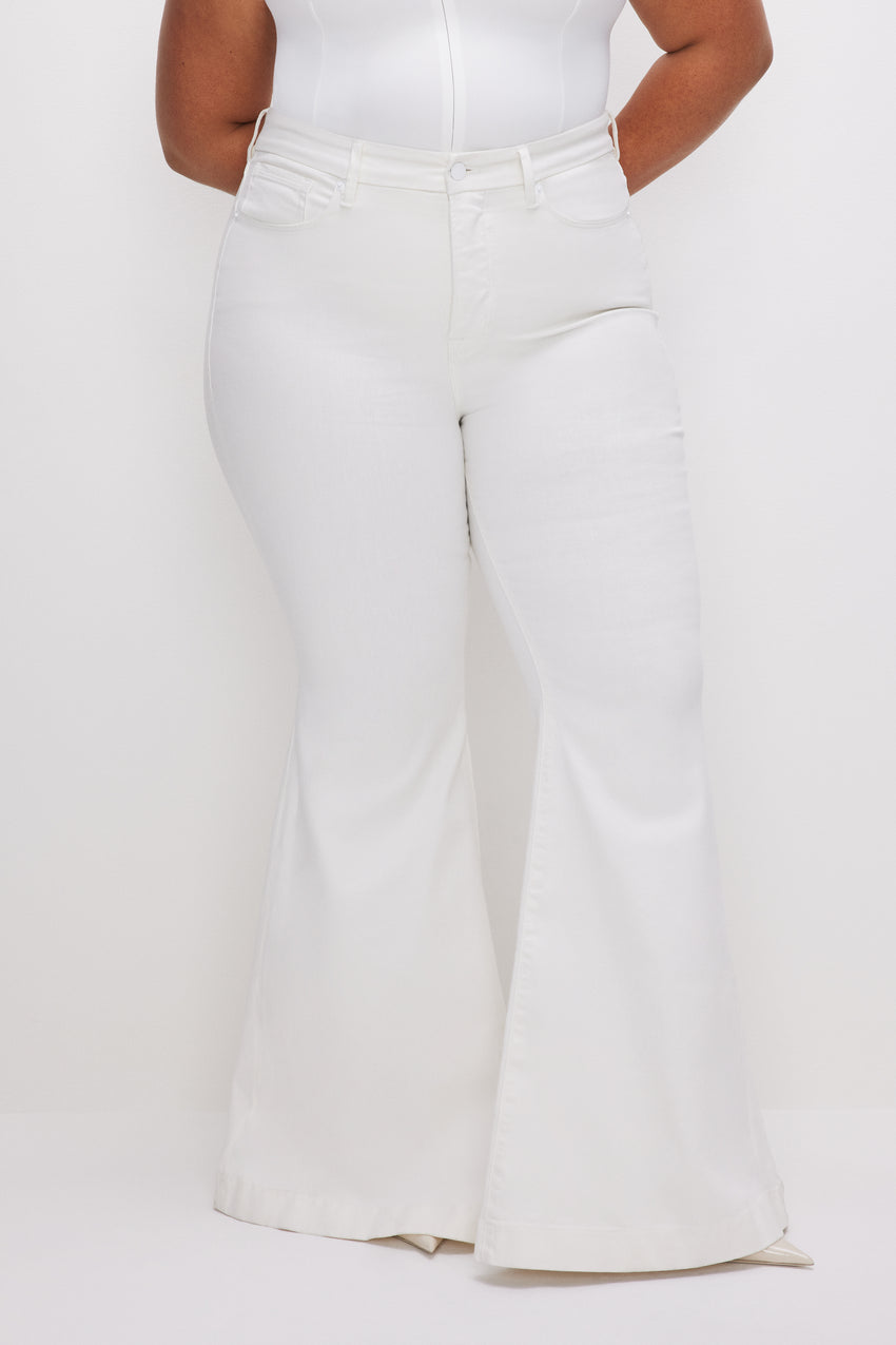 Plus Size Super Flared Jeans  Super flare jeans, Plus size