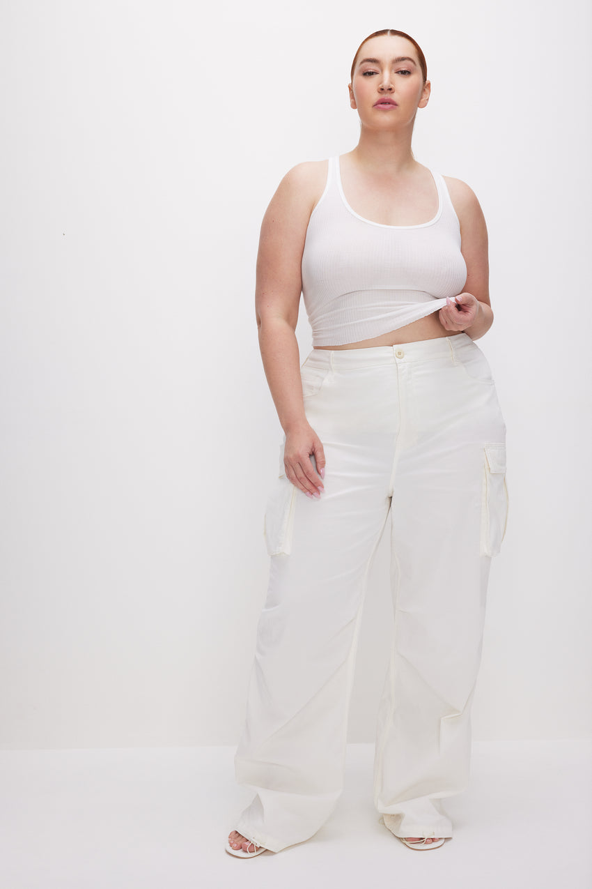 BAGGY CARGO PANTS | CLOUD WHITE View 0 - model: Size 16 |