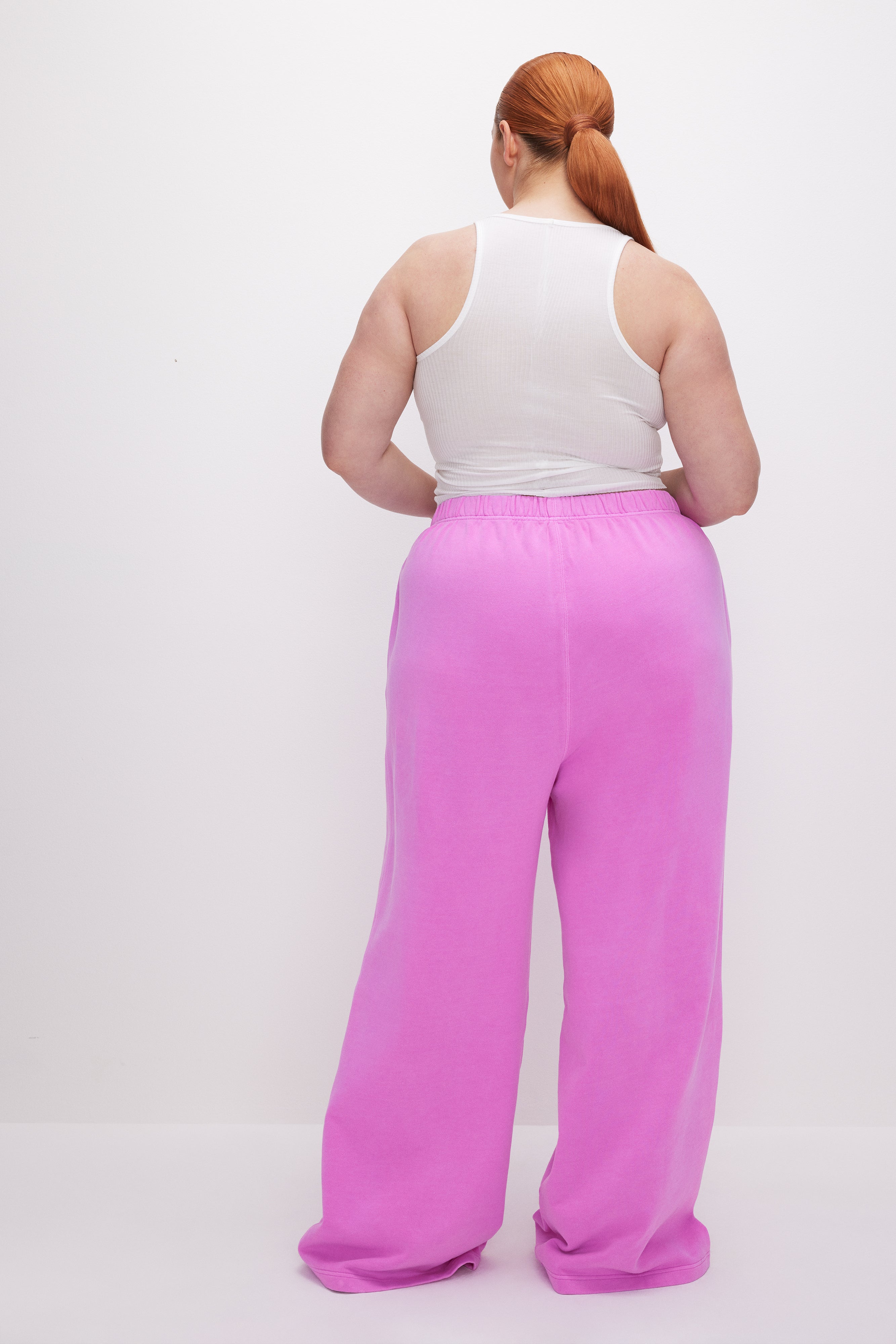 Prettylittlething Light Pink High Waisted Sweatpants