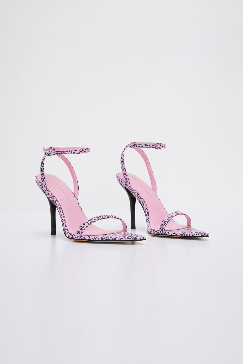 STRAPPY HEELS | PINK LEOPARD004 View 6 - model: Size 0 |