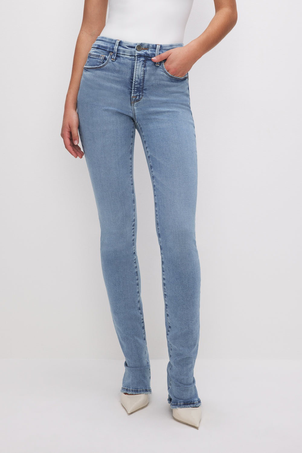 20 Jeans for Thick Thighs That Won't Gap at the Waist 2022: Everlane,  Levi's, Madewell, Good American