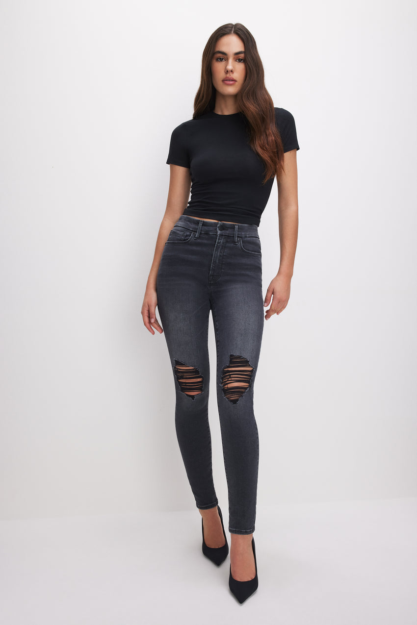 ALWAYS FITS GOOD LEGS SKINNY JEANS | BLACK252 View 0 - model: Size 0 |