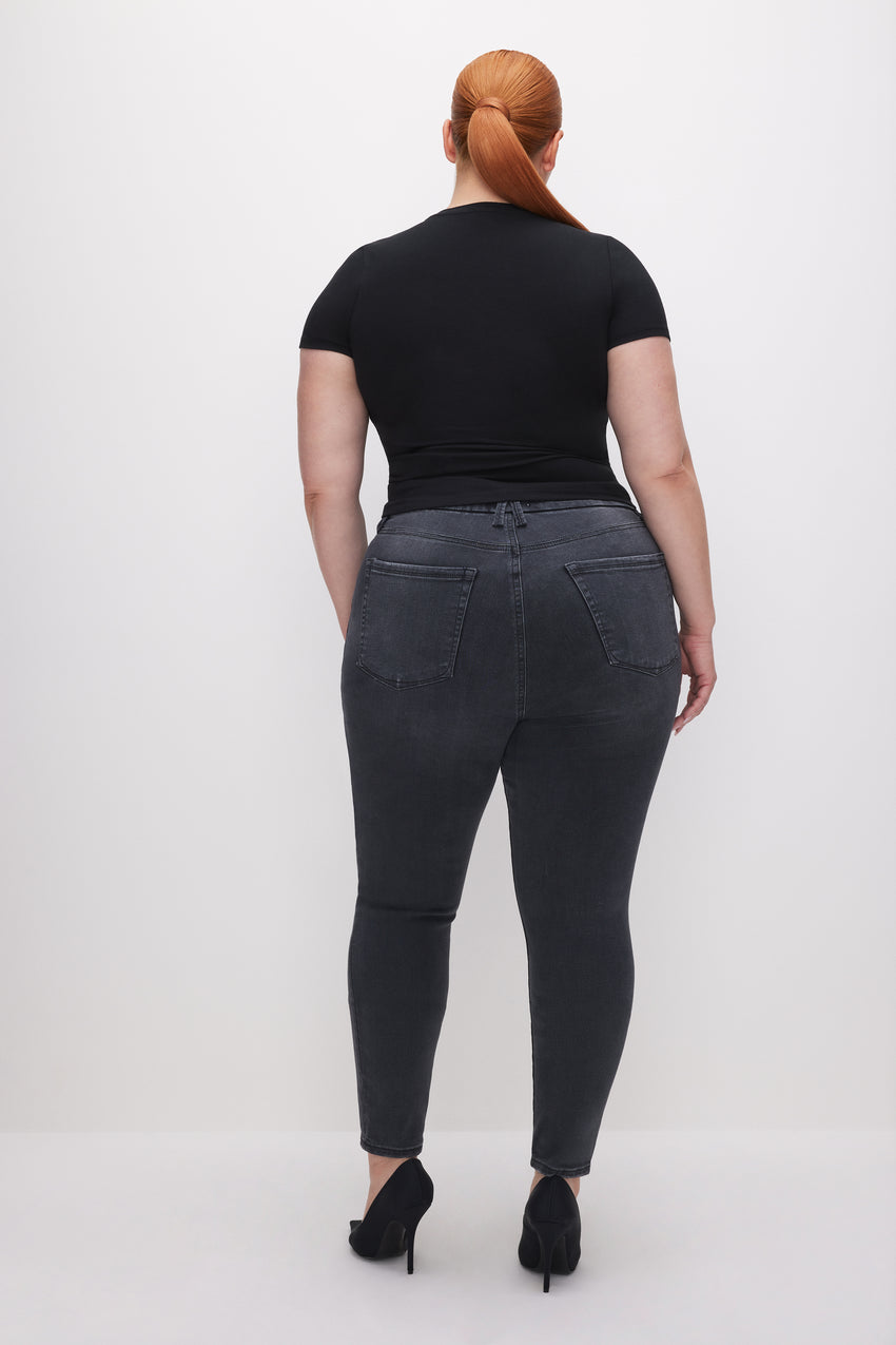 ALWAYS FITS GOOD LEGS SKINNY JEANS | BLACK252 View 9 - model: Size 16 |