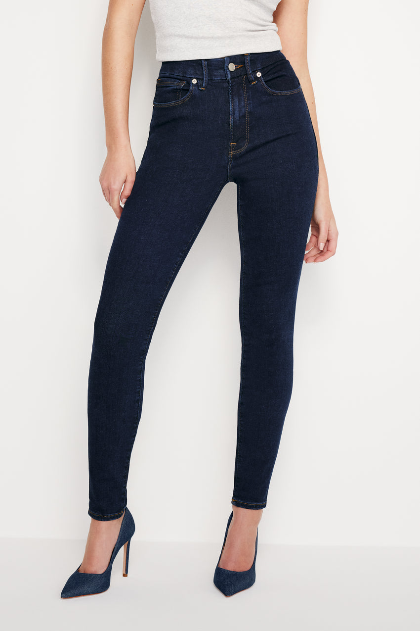 ALWAYS FITS GOOD LEGS SKINNY JEANS | DEEPBLUE04 View 3 - model: Size 0 |