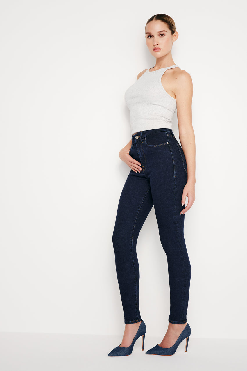 ALWAYS FITS GOOD LEGS SKINNY JEANS | DEEPBLUE04 View 0 - model: Size 0 |