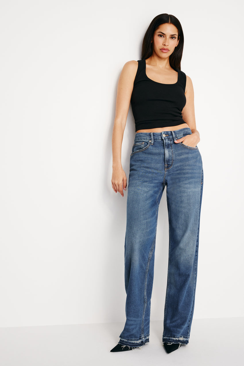 GOOD '90s RELAXED JEANS | INDIGO605 View 0 - model: Size 0 |
