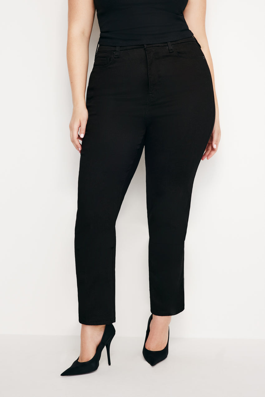 GOOD CURVE STRAIGHT NEVER FADE JEANS | BLACK001 View 7 - 