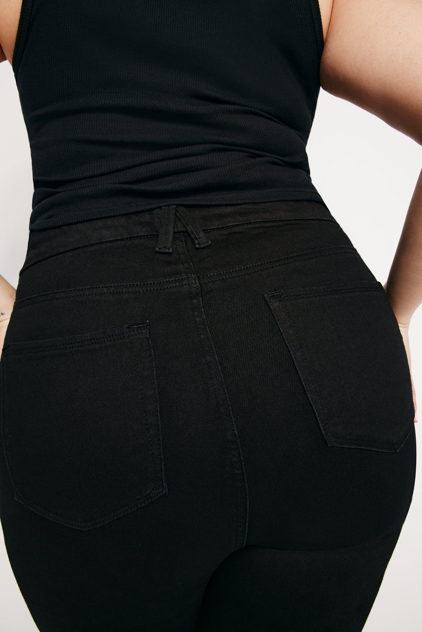 GOOD CURVE STRAIGHT NEVER FADE JEANS | BLACK001 View 8 - 