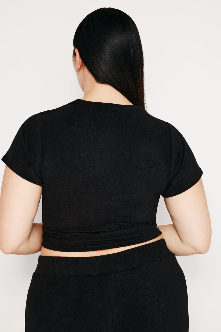 TERRY TEE | BLACK001 View 6 - 