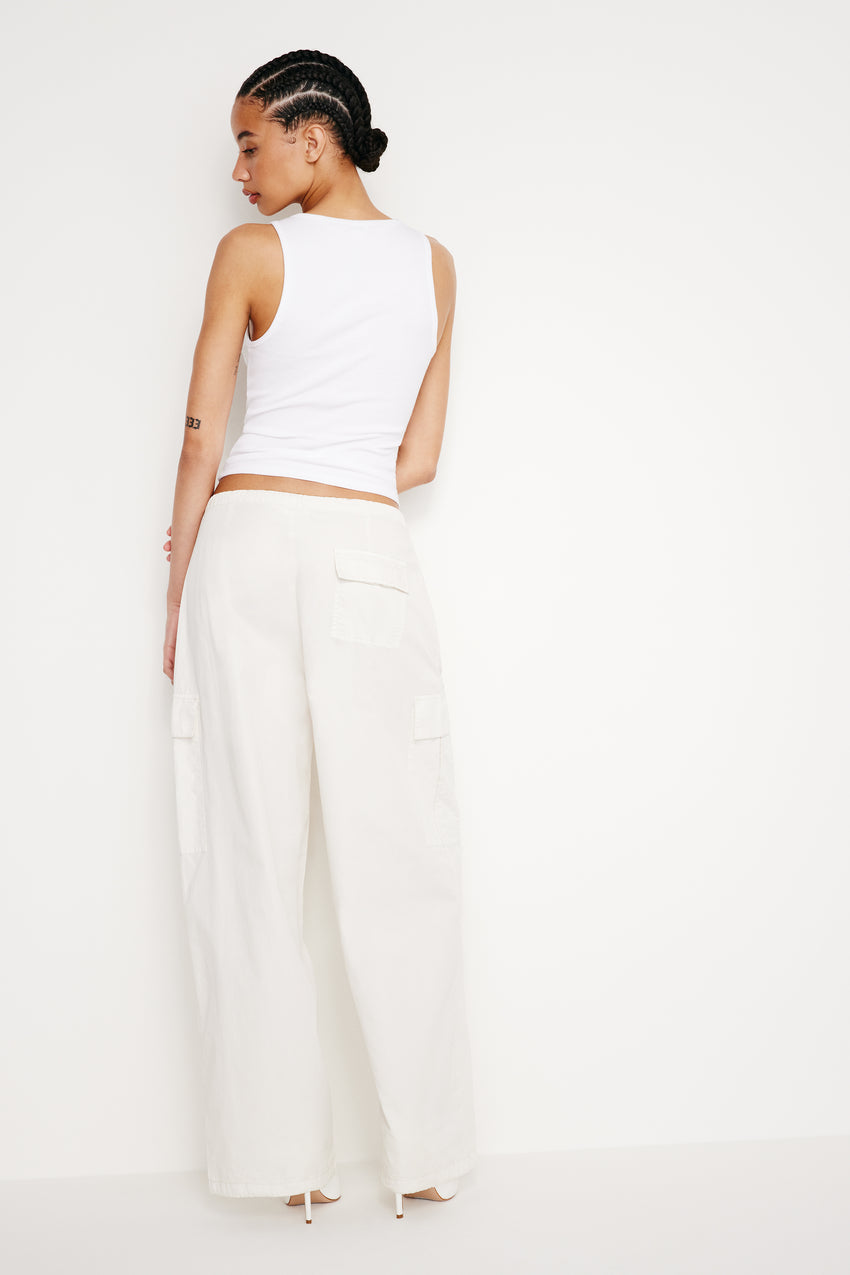 PARACHUTE PANTS | CLOUD WHITE 001 View 7 - model: Size 0 |