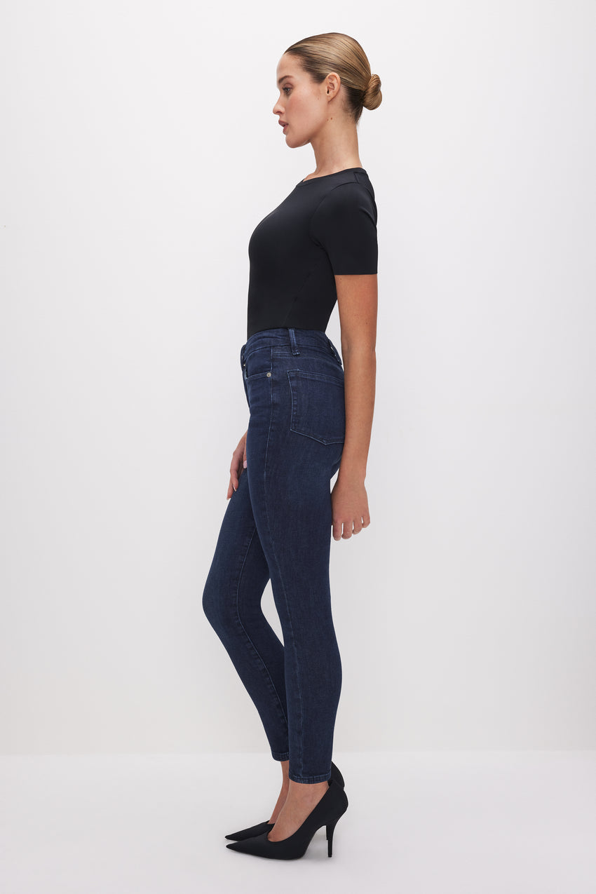 GOOD LEGS SKINNY CROPPED JEANS | BLUE224 View 2 - model: Size 0 |