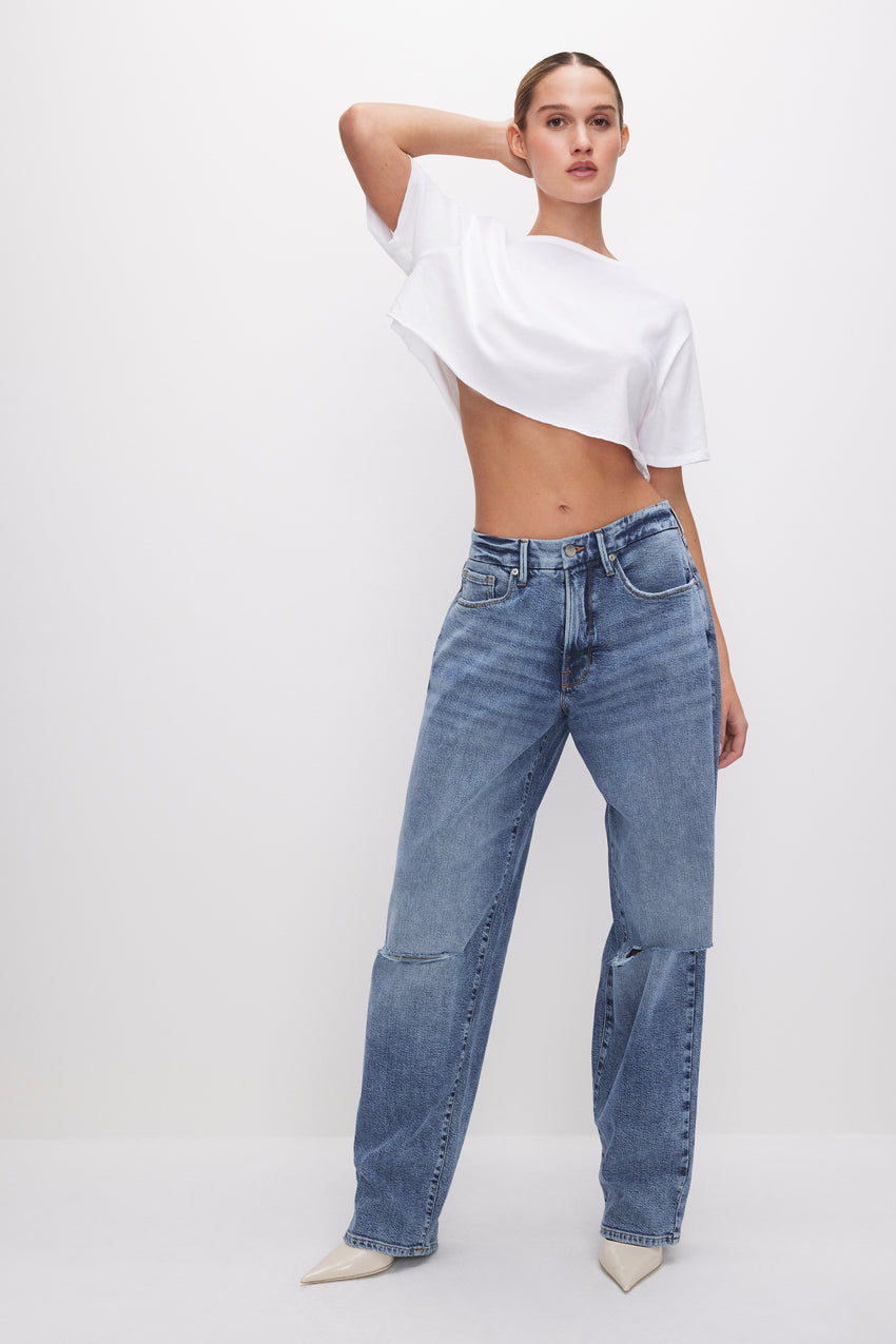 GOOD '90s LOOSE JEANS | INDIGO608 View 5 - model: Size 0 |