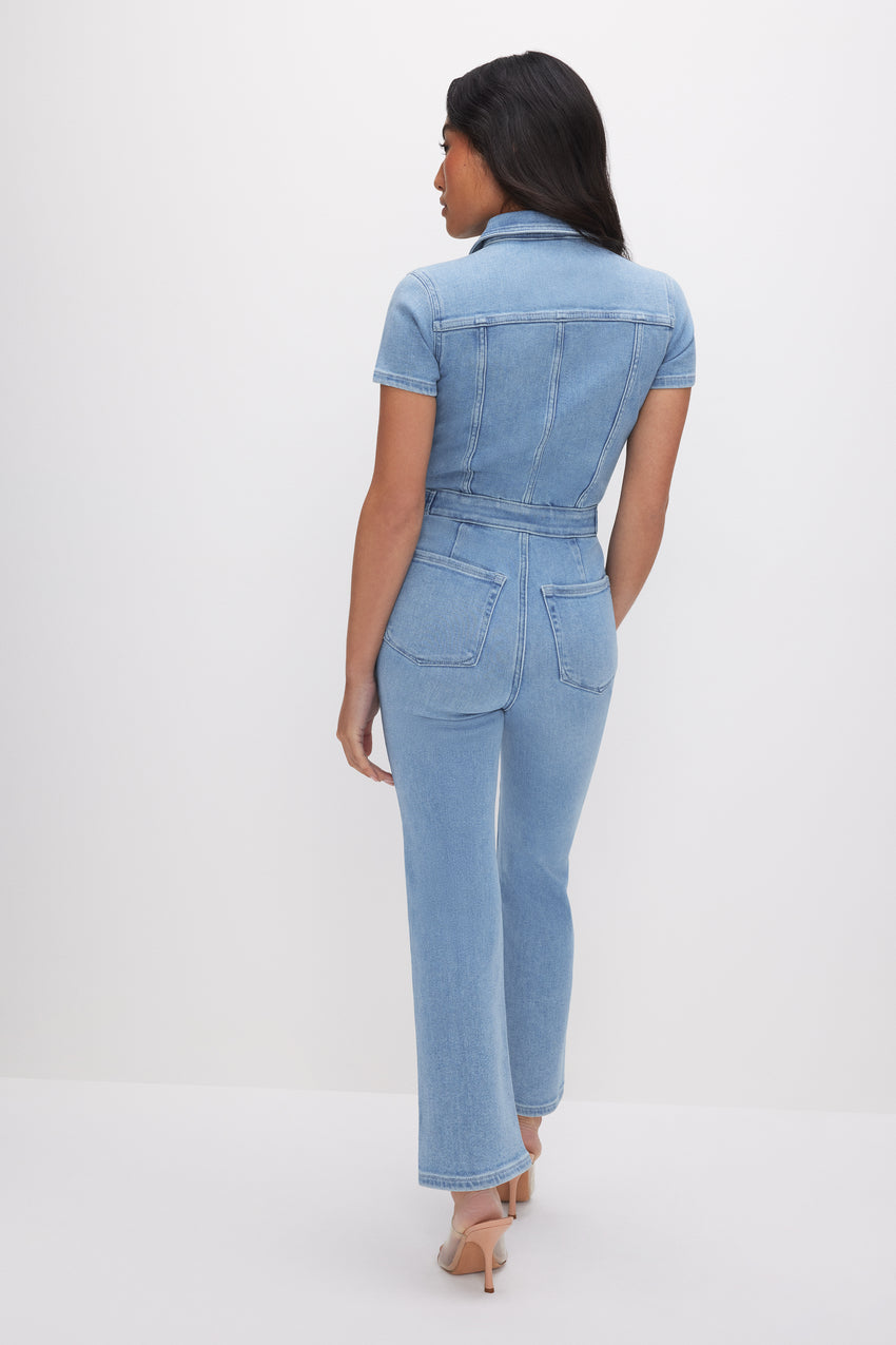 PETITE FIT FOR SUCCESS JUMPSUIT | BLUE274 View 4 - model: Size 0 |