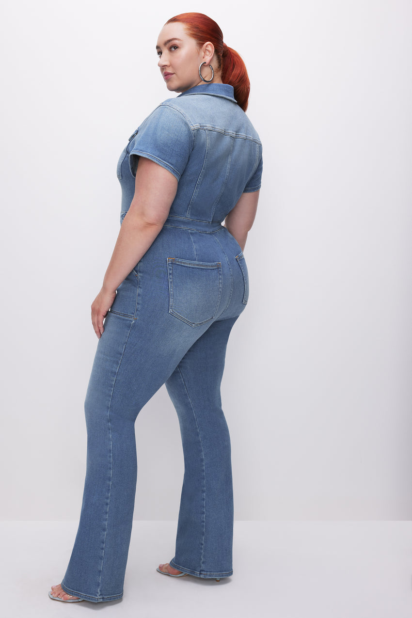 FIT FOR SUCCESS BOOTCUT JUMPSUIT | BLUE274 View 1 - model: Size 16 |