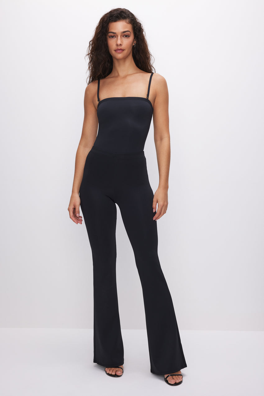 SCUBA PULL-ON FLARE TROUSERS | BLACK001 View 0 - model: Size 0 |