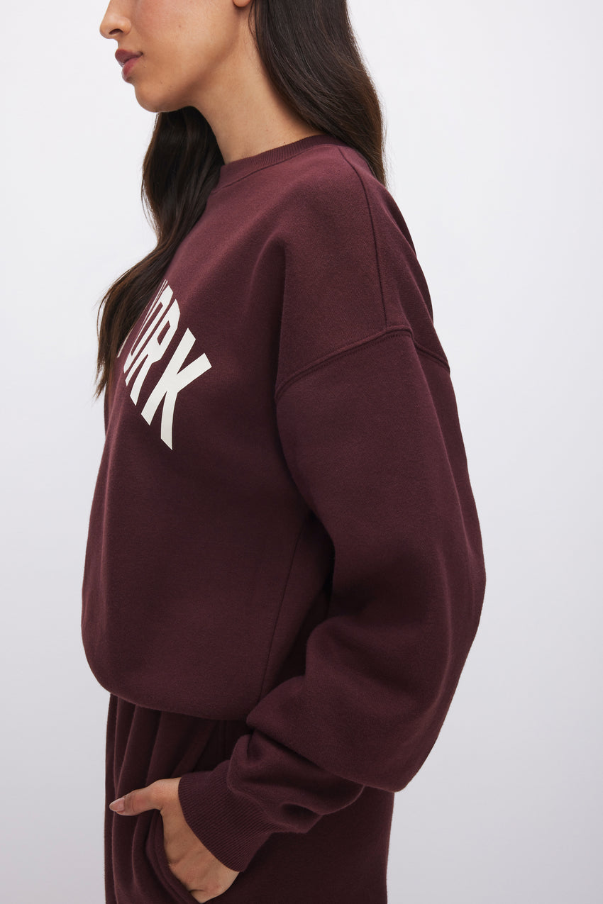 NEW YORK BRUSHED FLEECE GRAPHIC SWEATSHIRT