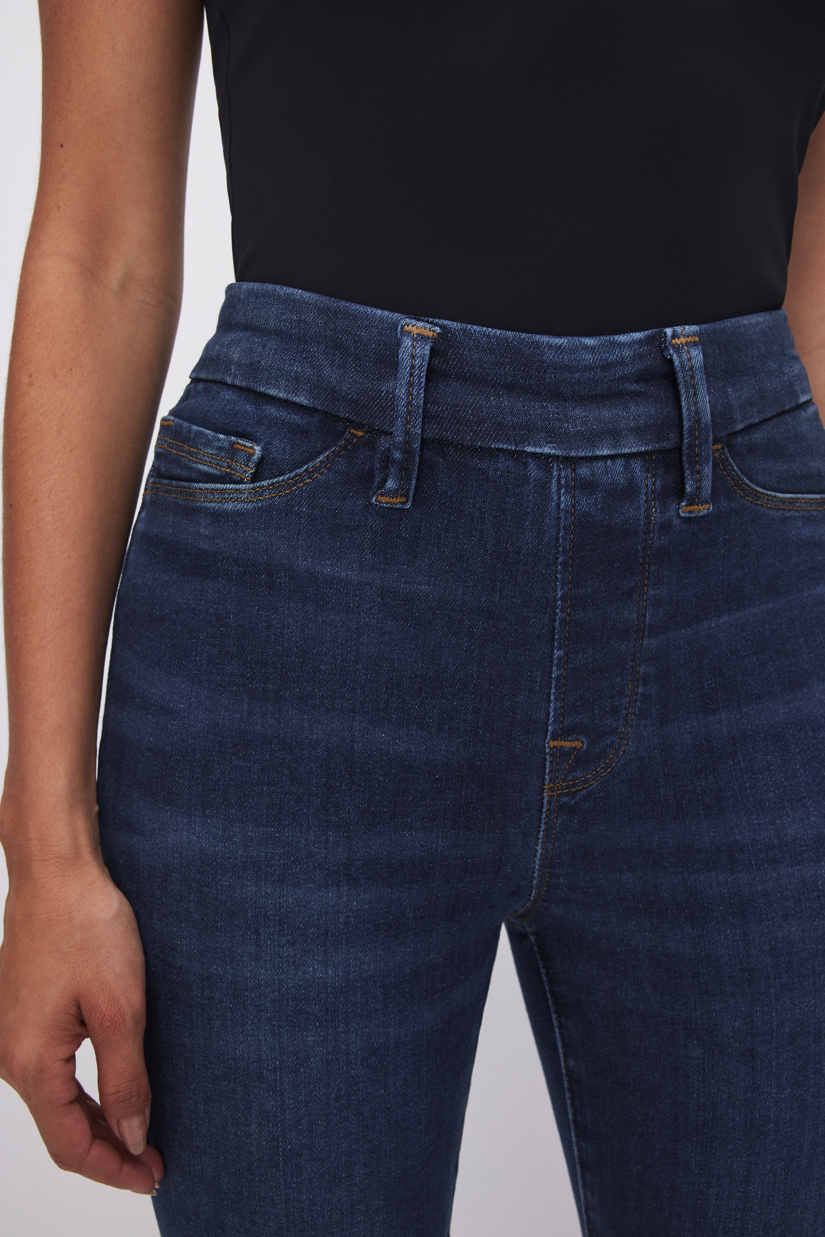 POWER STRETCH PULL-ON INDIGO491 GOOD SKINNY | - JEANS AMERICAN