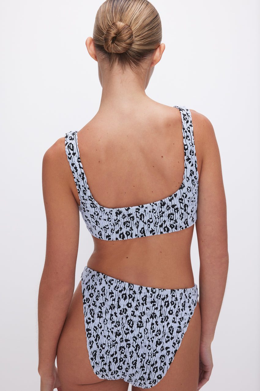 ALWAYS FITS SCOOP BIKINI TOP | GLASS LEOPARD001 View 1 - model: Size 0 |