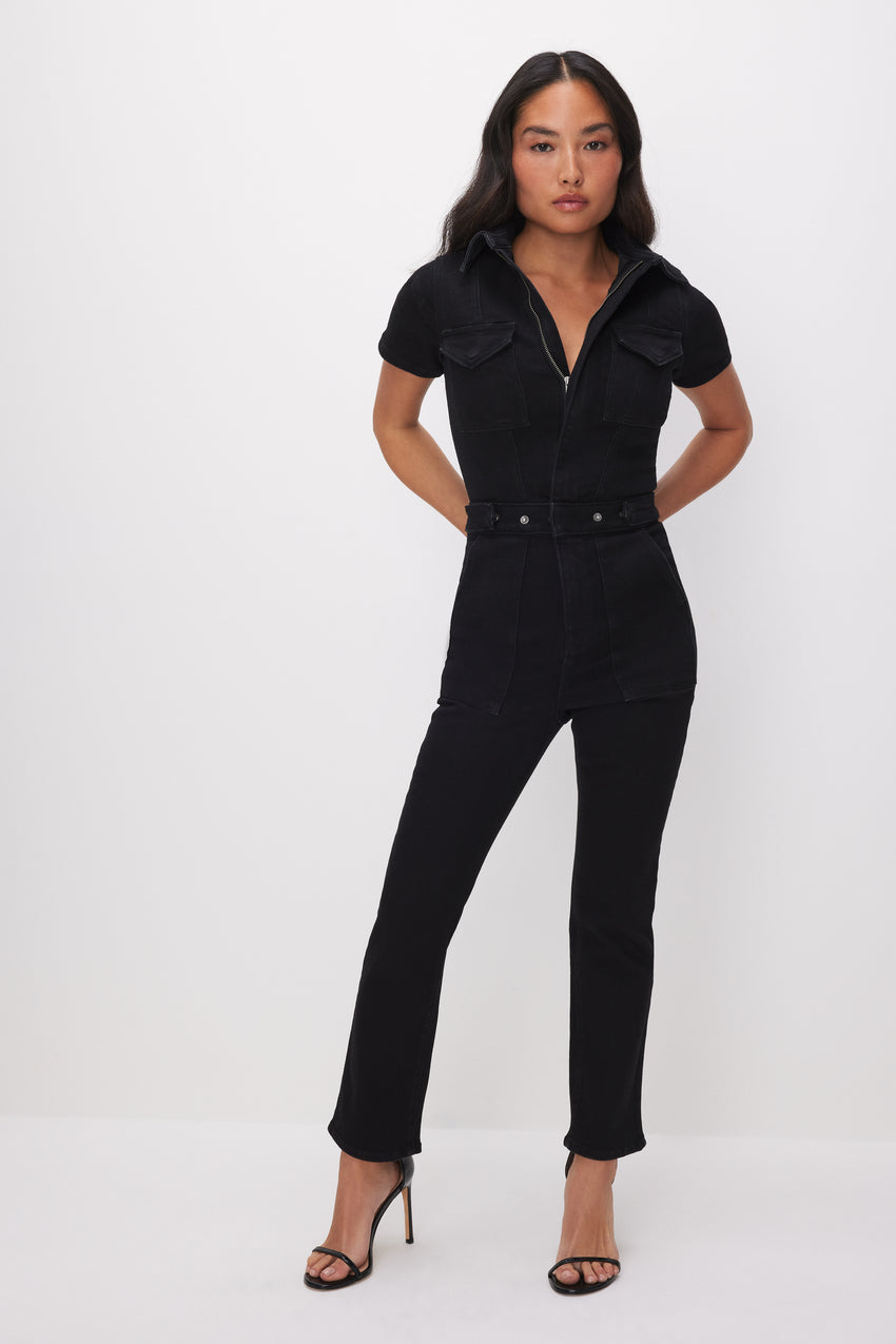 PETITE FIT FOR SUCCESS JUMPSUIT | BLACK099 View 1 - model: Size 0 |