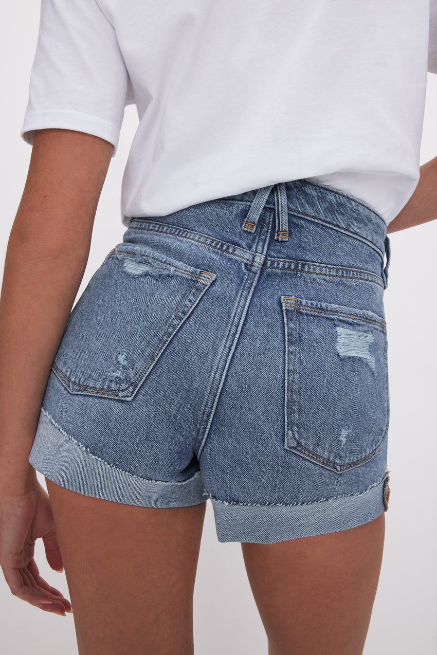 GOOD GIRLFRIEND SHORTS | INDIGO610 View 1 - model: Size 0 |