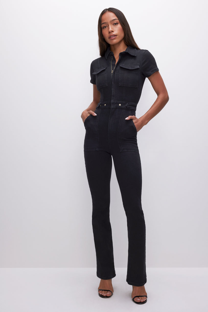 FIT FOR SUCCESS BOOTCUT JUMPSUIT | BLACK001 View 0 - model: Size 0 |