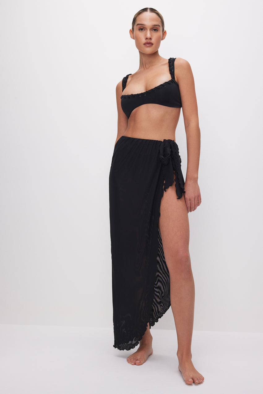 MESH MIDI SKIRT | BLACK001 View 0 - model: Size 0 |