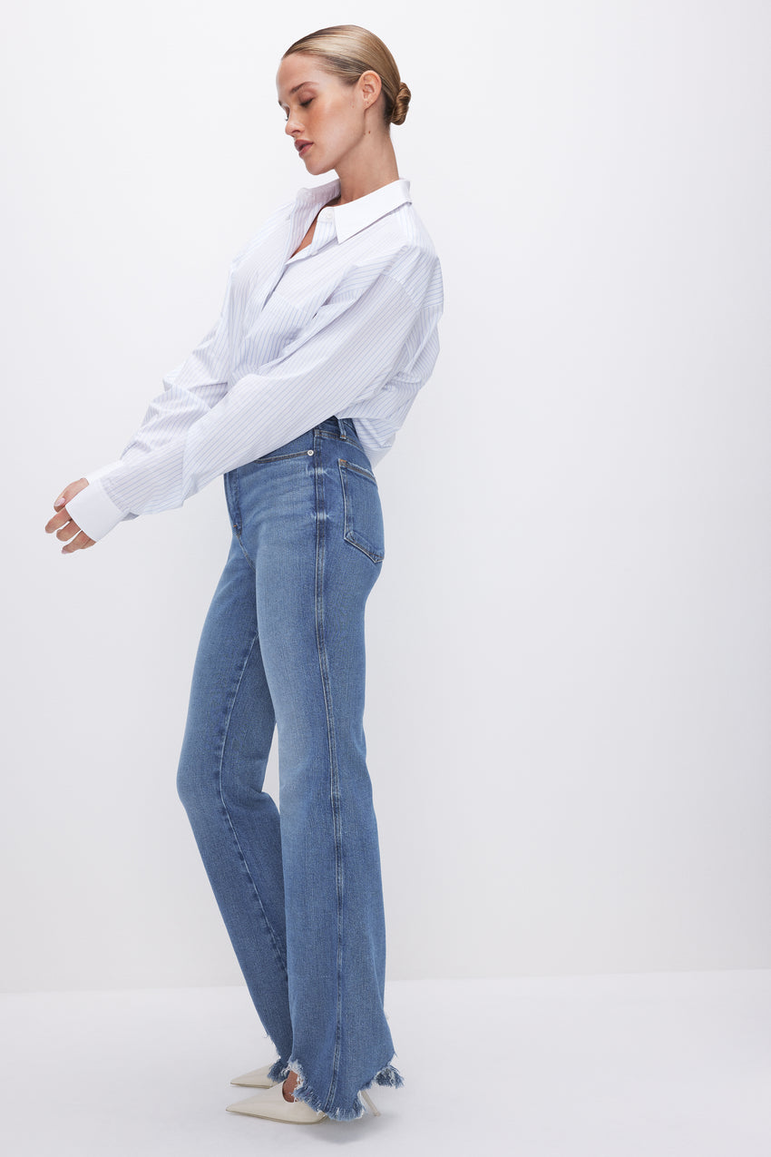 GOOD CURVE BOOTCUT JEANS | INDIGO631 View 0 - model: Size 0 |