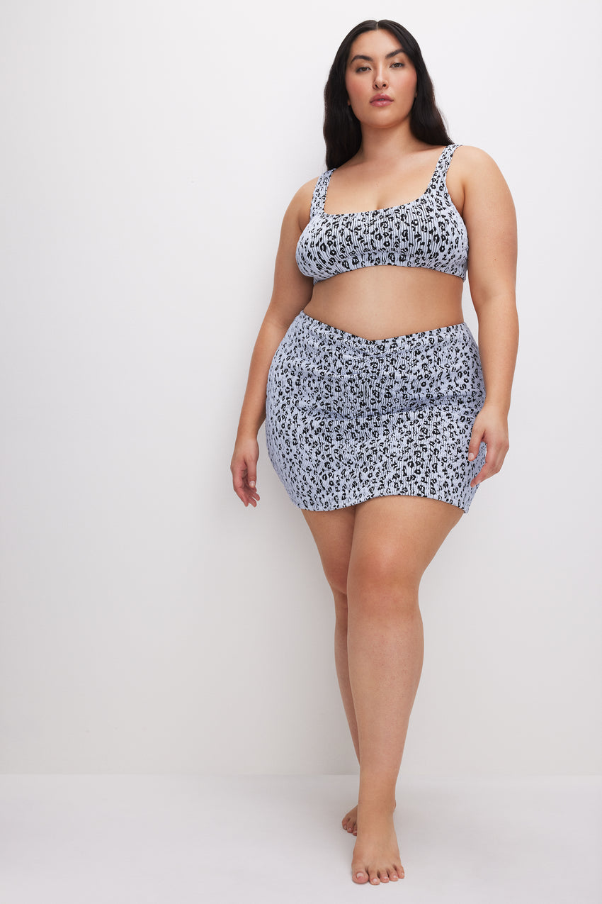 ALWAYS FITS SWIM SKIRT | GLASS LEOPARD001 View 0 - model: Size 16 |