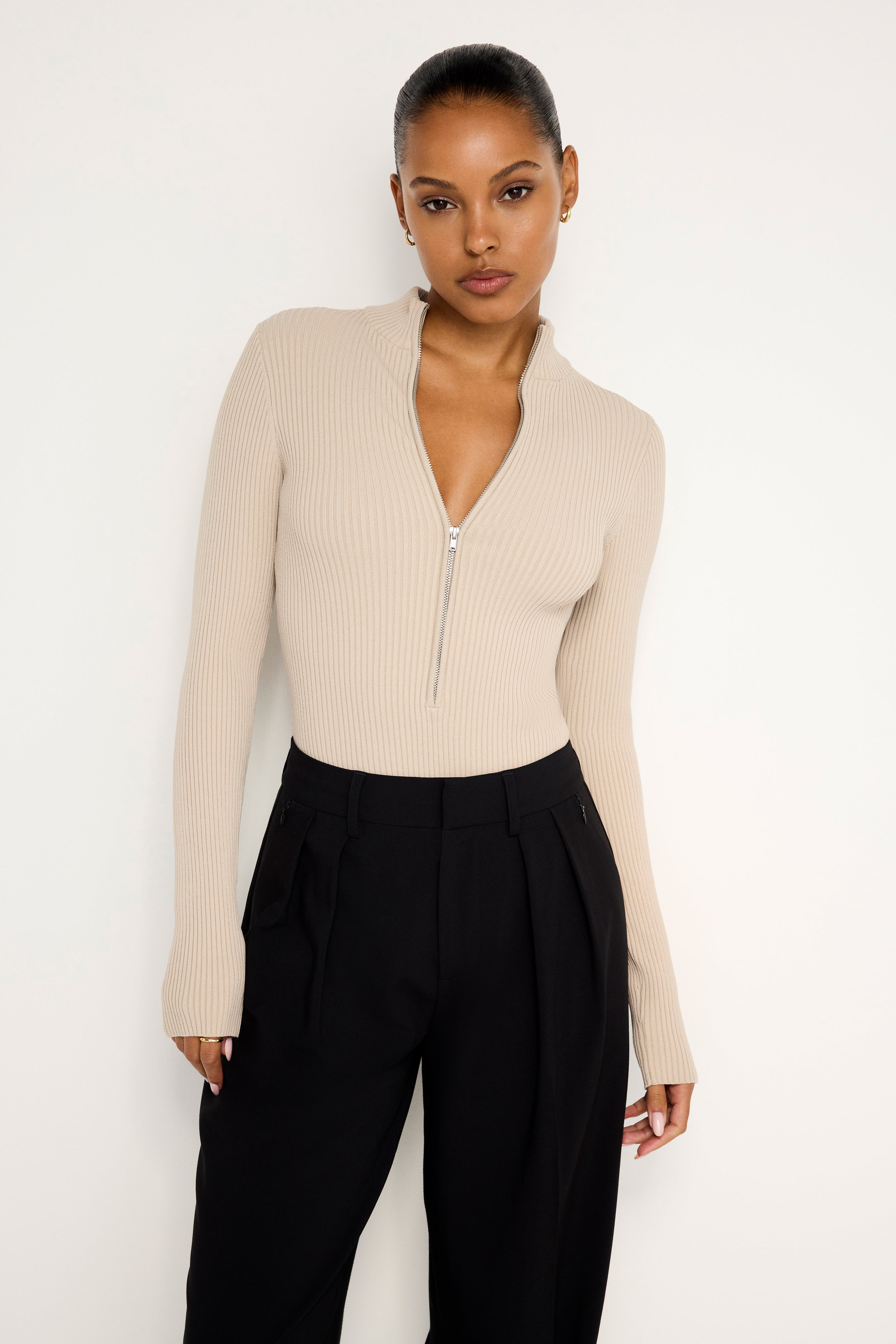 Aliza Knit One Shoulder Bodycon Midi Dress • Shop American