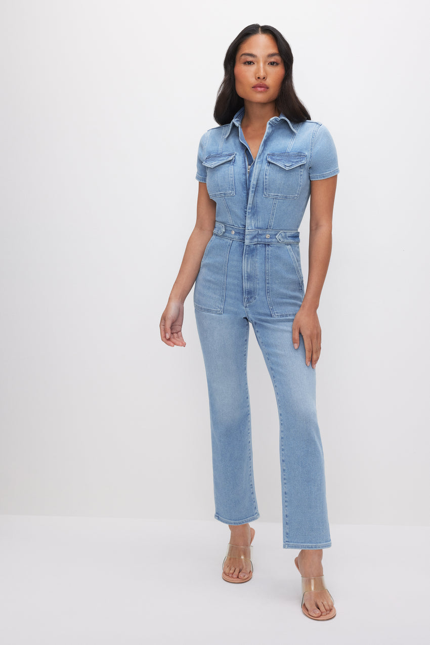 PETITE FIT FOR SUCCESS JUMPSUIT | BLUE274 View 0 - model: Size 0 |