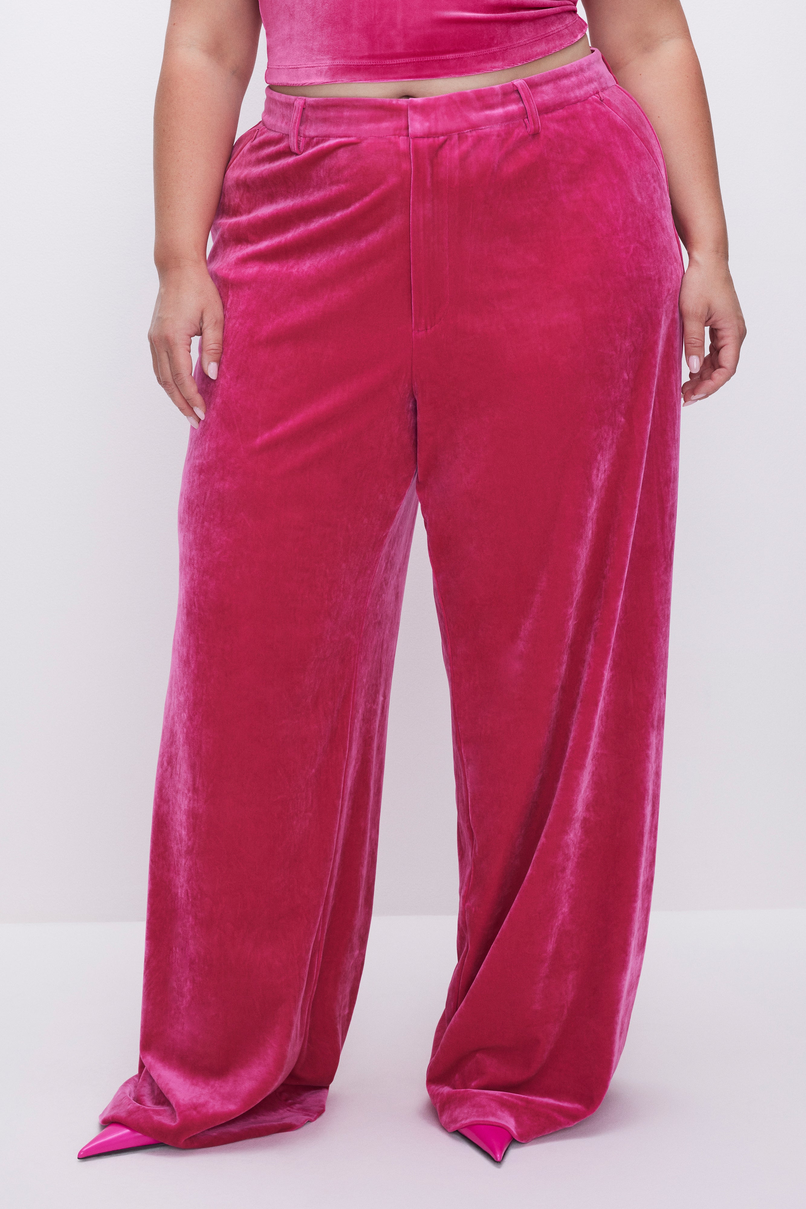 Good American Velvet Trouser Pants – AshleyCole Boutique